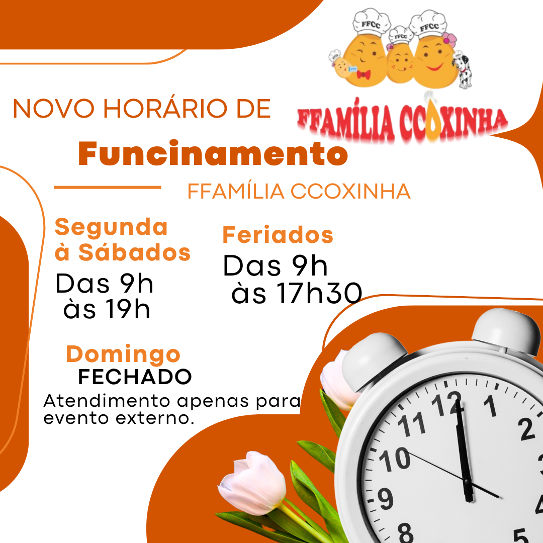 Horário de funcionamento